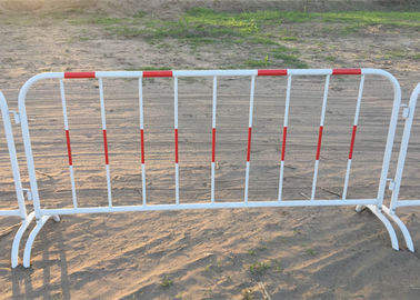 Crowd Control Barriers Fencing 1.0 X2.0 Meter With Reflective Band