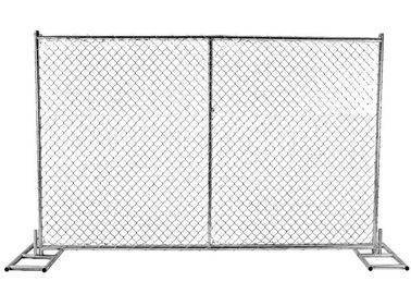 Il collegamento a catena riveste la recinzione di pannelli temporanea australiana con la struttura rotonda del tubo di 38mm