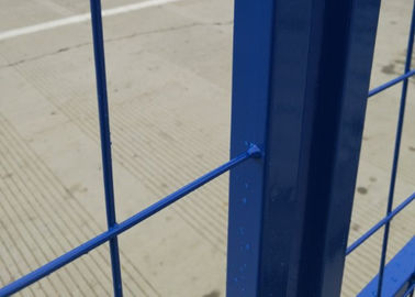 Powder Coating Steel Canada Temporary Fencing , Welded Wire Fence Panels