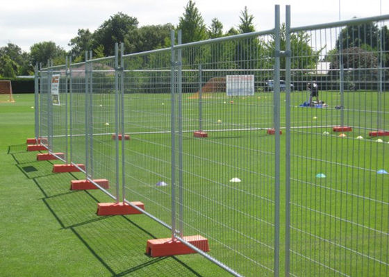 Metro di recinzione temporaneo d'acciaio smontabile 0.9x2.0 di sicurezza montato facilmente