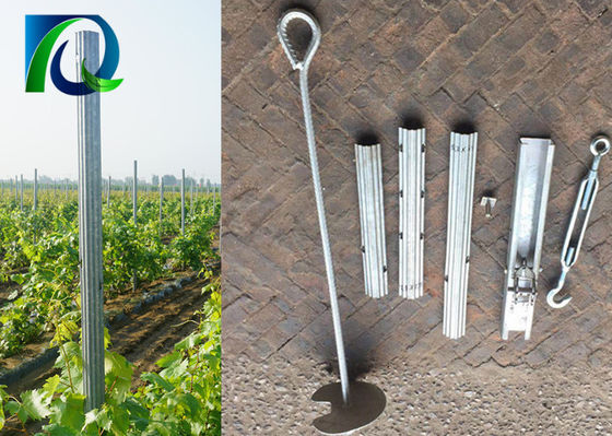 Zinchi le poste rivestite del traliccio della vigna di spessore di 275G 1.5MM